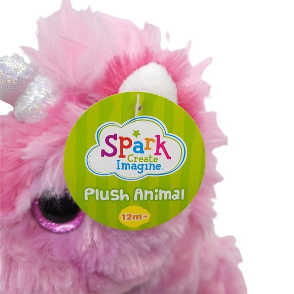 Spark Create Imagine Unicorn Plush 10 Inch Stuffed Animal Toy Pink Purple - Picture 7 of 8